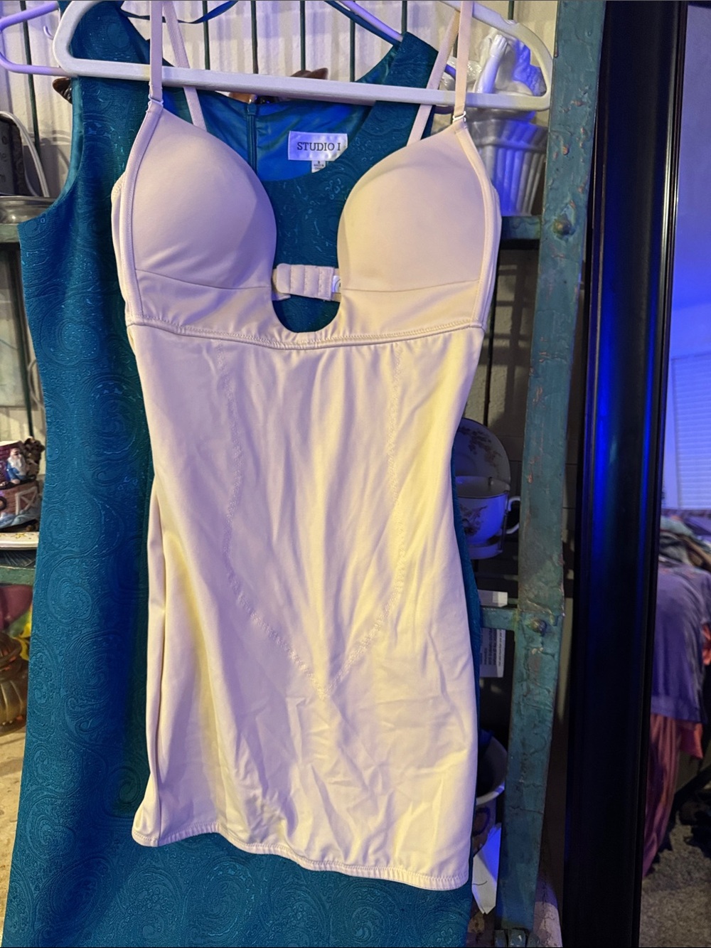 Studio 17 Ivory Bustier Camisole with Built-In Cups